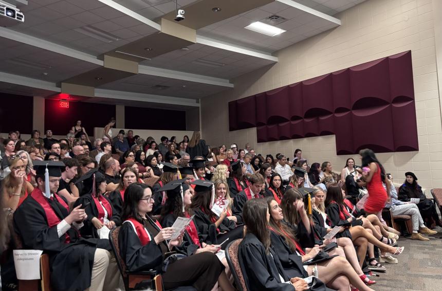Crowd of graduates at 2026 ceremony